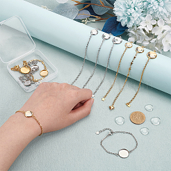 DIY Blank Dome Bracelets Making Kit&nbsp;DIY-NB0009-79