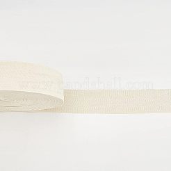 綿綿ツイルテープリボン  ヘリンボーンリボン  家の装飾のための  ギフトのラッピングと DIY 工芸品の装飾  アンティークホワイト  2