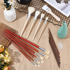 18Pcs Wool Painting Pen Brush Set&nbsp;AJEW-WH0696-195