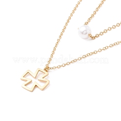304 Stainless Steel Necklaces&nbsp;NJEW-M189-07G