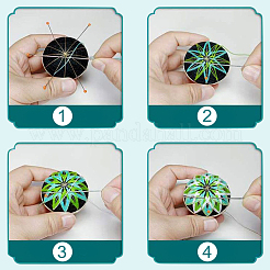 DIY Embroidery Temari Ball Kits&nbsp;DIY-I064-B05