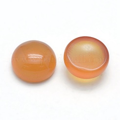 天然石カーネリアンカボション  半円  10x4~5mm&nbsp;X-G-P393-R41-10mm