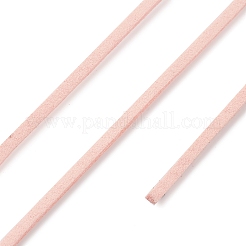 45m フェイクスエードコード  フェイクレース  ミスティローズ  2~2.5x1.5~2mm  約50ヤード（45m）/ロール&nbsp;LW-M003-26
