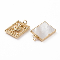 Natural Shell Pendants&nbsp;KK-C100-01G