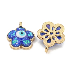 Translucent Evil Eye Resin Pendants&nbsp;KK-M219-22G-07