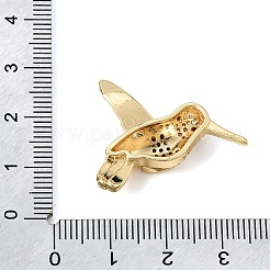 Brass Micro Pave Cubic Zirconia Pendants&nbsp;CU-CBA7D12-23B-G