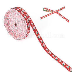 10Yards Polyester Strawberry Ribbon&nbsp;OCOR-TA0003-62A