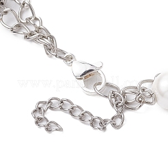 8mm Round Shell Pearl Bead Multi-Strand Bracelets&nbsp;BJEW-JB10315