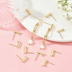 SHEGRACE Brass Stud Earring Findings&nbsp;XGRQ64395-854G