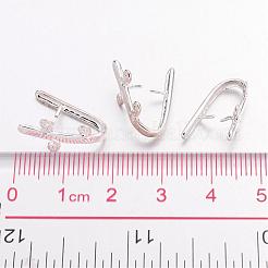 Brass Pinch Bails&nbsp;X-K301-S