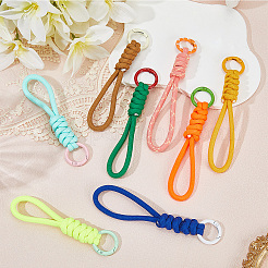 8Pcs 8 Colors Polyester Cord Pendant Decoration&nbsp;FIND-SC0014-99