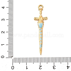304 Stainless Steel Enamel Pendants&nbsp;STAS-G399-05G-01