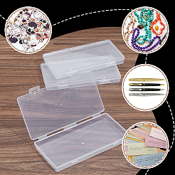 Plastic Bead Containers with Hinged Lid&nbsp;CON-WH0133-006