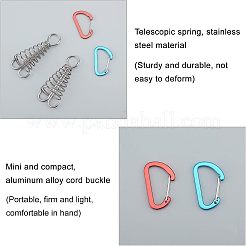 12Pcs 2 Colors Aluminium Alloy Tent Rope Tensioners&nbsp;FIND-FH0001-99
