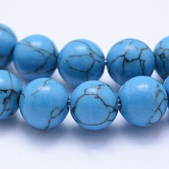 Synthetic Turquoise Beads Strands&nbsp;G-F531-4mm-J03