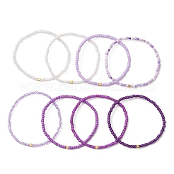 8Pcs Glass Seed Beads Stretch Bracelets for Women&nbsp;BJEW-MZ00270