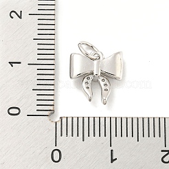 Rack Plating Brass Micro Pave Clear Cubic Zirconia Pendants&nbsp;KK-B093-01H-P