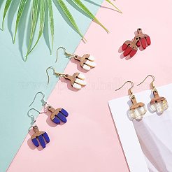 DIY Dangle Cactus Earring Making Kits&nbsp;DIY-OC0005-99