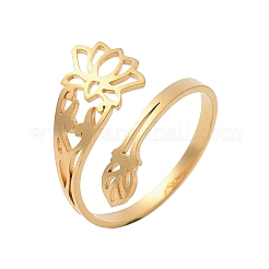 304 Stainless Steel Cuff Rings for Women&nbsp;LS-RJEW-F195-01G