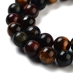 Natural Tiger Eye Beads Strands&nbsp;G-G448-8mm-21AB
