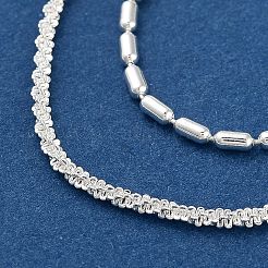 Brass Multi-strand Necklaces for Women&nbsp;NJEW-Q344-03S