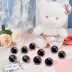 10 Sets 5 Colors Plastic Craft Eyes&nbsp;KY-OC0001-27B