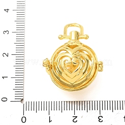 Brass Cage Pendants&nbsp;KK-CBA8ACD-01G-C
