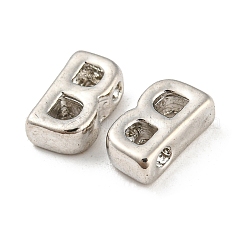 Platinum Plated Alloy Beads&nbsp;PALLOY-CJC0001-64P-B