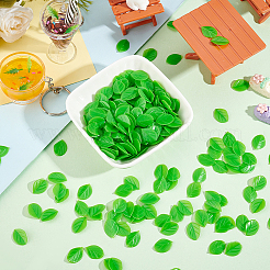 300Pcs Plastic Simulated Mint Leaves&nbsp;KY-OC0001-34