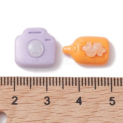 飛行機/テレビ/バスの服毎日のテーマ不透明樹脂デコデンカボション  混合図形  ミックスカラー  11.5~15x9~15x5.5~6mm&nbsp;RESI-K034-04