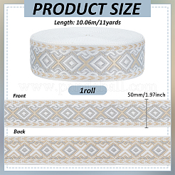 Ethnic Style Polyester Ribbon&nbsp;OCOR-WH0105-092C