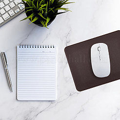 4Pcs 4 Colors PU Leather Mouse Pad&nbsp;AJEW-FH0003-49
