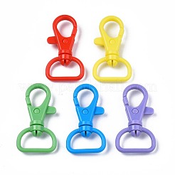 Opaque ABS Plastic Swivel D Rings Lobster Claw Clasps&nbsp;SACR-N015-001