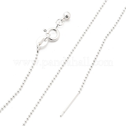 1mm Brass Ball Chain Adjustable Slider Necklaces&nbsp;KK-K398-28S