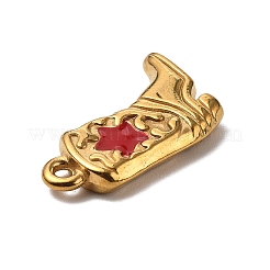 304 Stainless Steel Enamel Pendants&nbsp;STAS-P395-07G