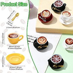 ミニチュアオーナメント65個、13つのスタイル  マイクロランドスケープホームドールハウスアクセサリー  小道具の装飾のふりをする  ミックスカラー  19~30x3~12mm  5個/スタイル&nbsp;DJEW-CJ0001-27
