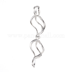 Brass Locket Pendants&nbsp;KK-K163-48S-NR
