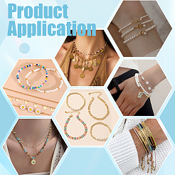 1000Pcs Brass Crimp Beads&nbsp;KK-UN0005-78