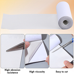 リネン補修テープ  ソファ用粘着布パッチ  ヘッドボード  椅子  ホワイト  100x0.5mm  2m / pc&nbsp;AJEW-WH20130-33B