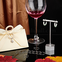 304 Stainless Steel Wine Glass Charms Rings&nbsp;STAS-UN0001-49P