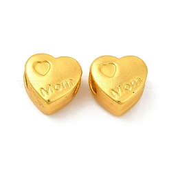 Mother's Day Rack Plating Alloy European Beads&nbsp;PALLOY-F287-37MG