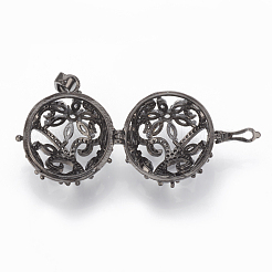 Brass Cage Pendants&nbsp;KK-Q749-011B
