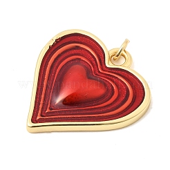 Brass Enamel Pendants&nbsp;KK-H267-020G