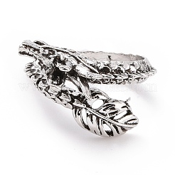 Dragon Alloy Cuff Rings for Men&nbsp;RJEW-F126-02AS