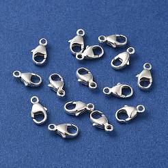 925スターリングシルバーカニカン  オーバル  銀  9x5x2.5mm  穴：1.4mm&nbsp;STER-G040-05B