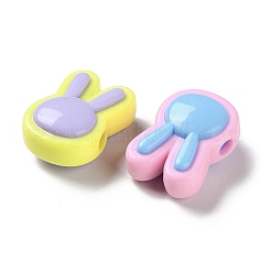Two Tone Opaque Acrylic Beads&nbsp;SACR-I005-08F