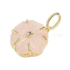 Natural Rose Quartz Carved Pendants&nbsp;G-G330-01G-04
