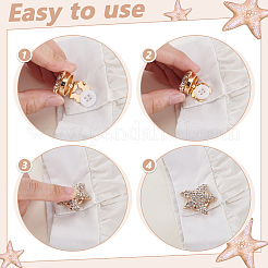 4Pcs 2 Styles Alloy Cufflinks&nbsp;AJEW-GA0009-06