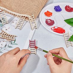 Ladder Unfinished Wooden Ornaments&nbsp;WOOD-WH0100-31
