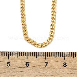 Brass Curb Chain Necklaces&nbsp;KK-F891-20G